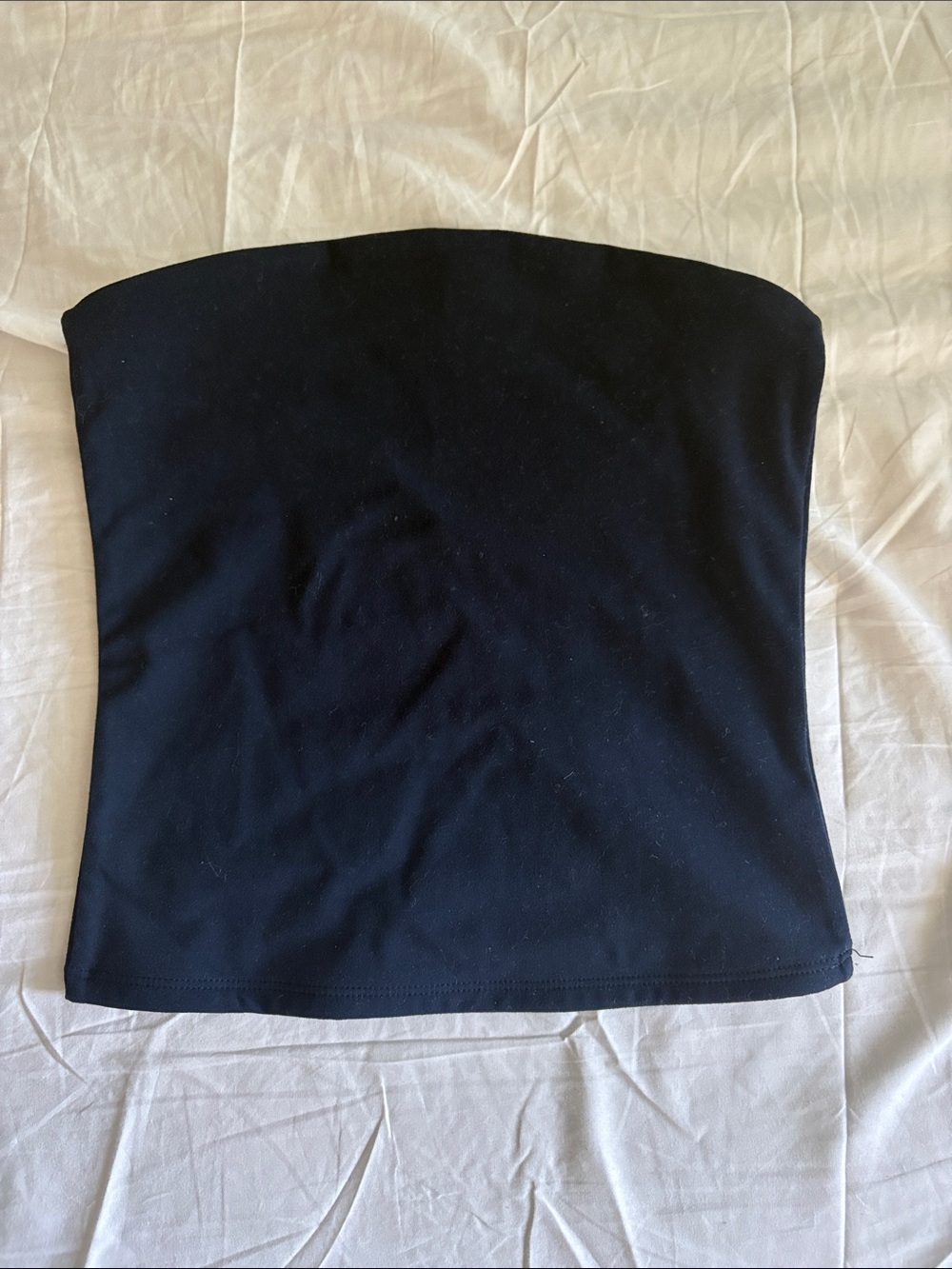Garage Black Strapless Mini Tube Skirt